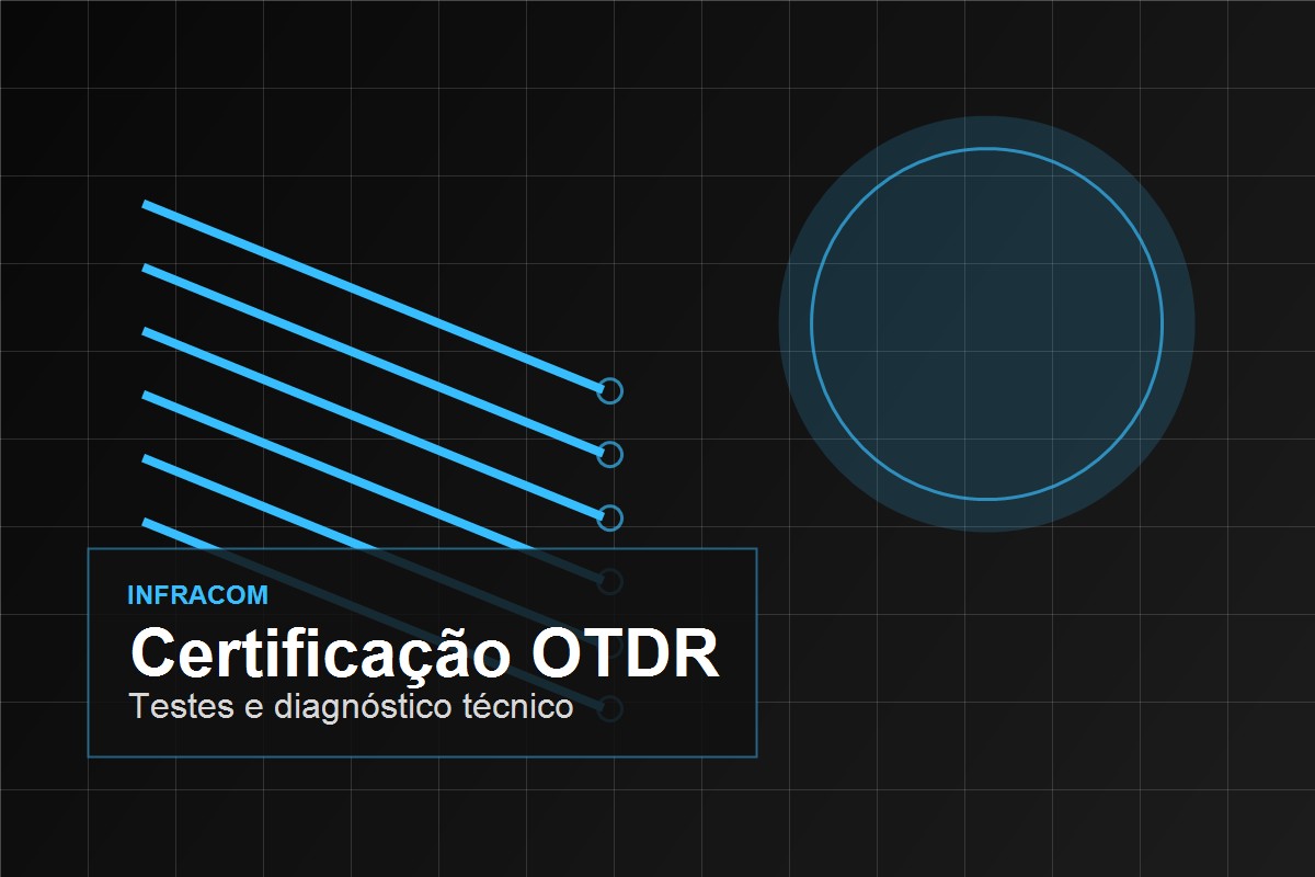 Certificação OTDR em rede óptica