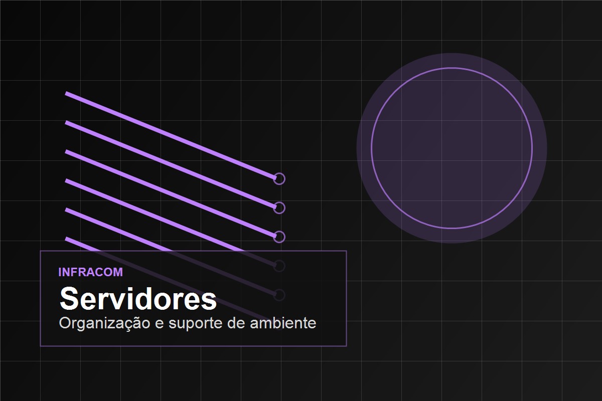 Organização de servidores e infraestrutura técnica