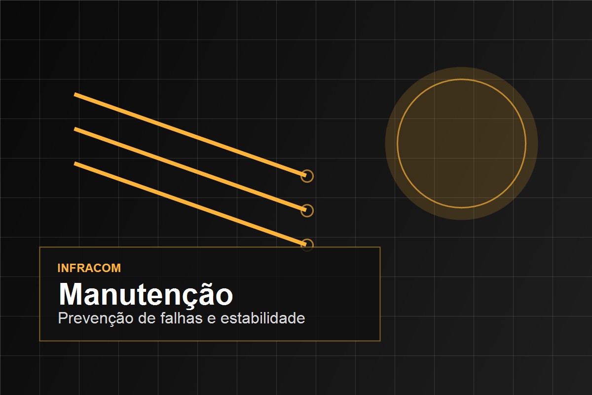 Manutenção preventiva em rede de telecomunicações